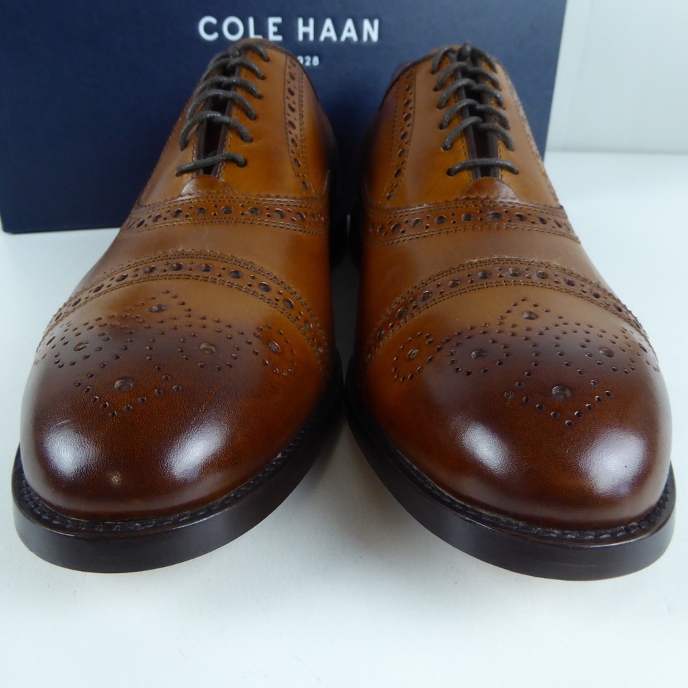 Cole Haan Cap Toe Leather Oxford Dress Shoes NIB - Picture 3 of 14